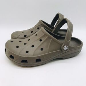 Crocs Classic Brown Clog Men's 6 - Women's 8  Comfort Shoes Slip On Water Sandal